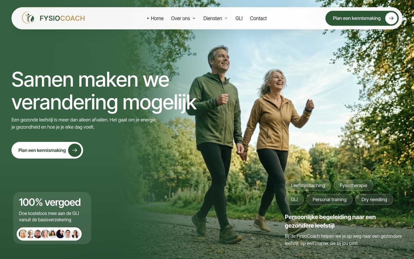 De website van FysioCoach